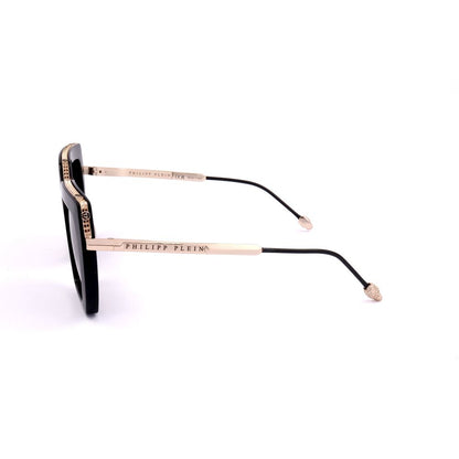 Philipp Plein Black Metal Sunglasses