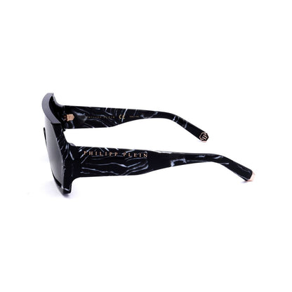 Philipp Plein Gray Acetate Sunglasses