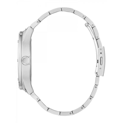 Guess Gray Stainless Steel Dress Watch