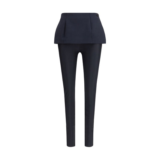 Diesel Black Polyester Casual Pants