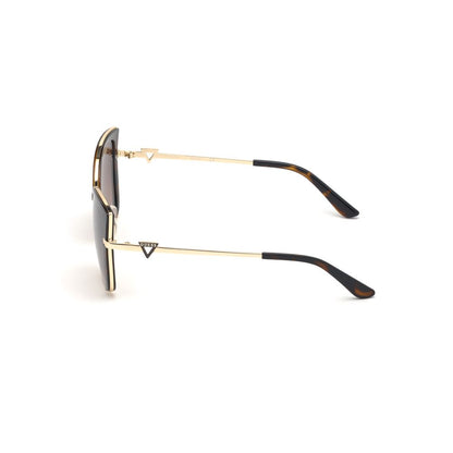 Guess Brown Metal Sunglasses