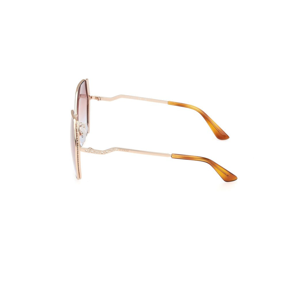 Guess Gold Metal Sunglasses
