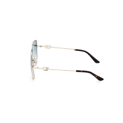 Guess Gold Metal Sunglasses