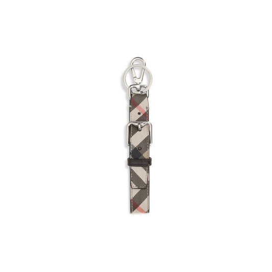 Burberry Beige Cotton Keychain