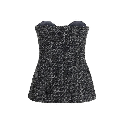 Diesel Gray Polyester Top