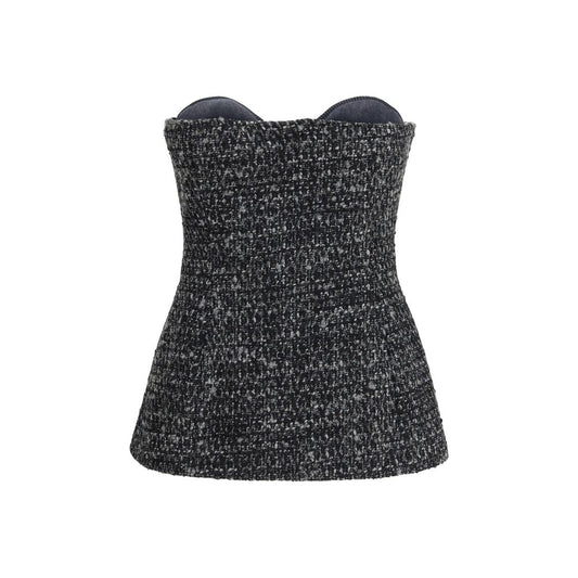 Diesel Gray Polyester Top