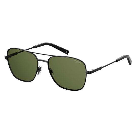 Polaroid Black Metal Sunglasses