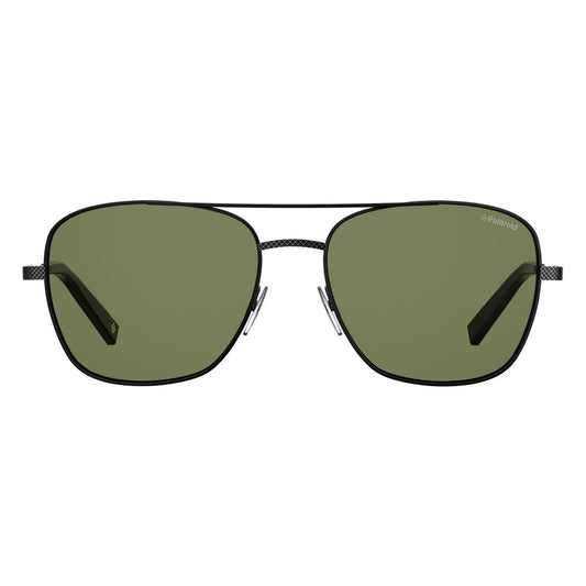 Polaroid Black Metal Sunglasses