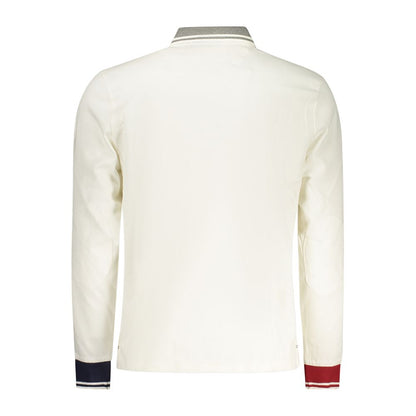 North Sails White Cotton Men Polo Shirt
