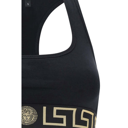 Versace Black Cotton Top