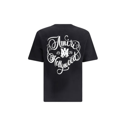 Amiri Black Cotton T-Shirt