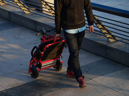 Foldable 3 wheel electric scooter mobility scooter black