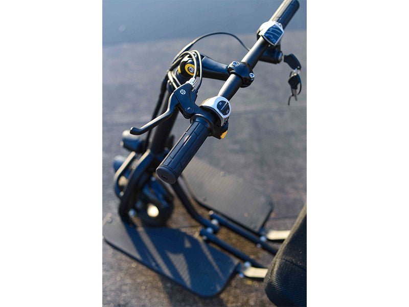 Foldable 3 wheel electric scooter mobility scooter black