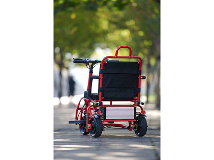 Foldable 3 wheel electric scooter mobility scooter Red
