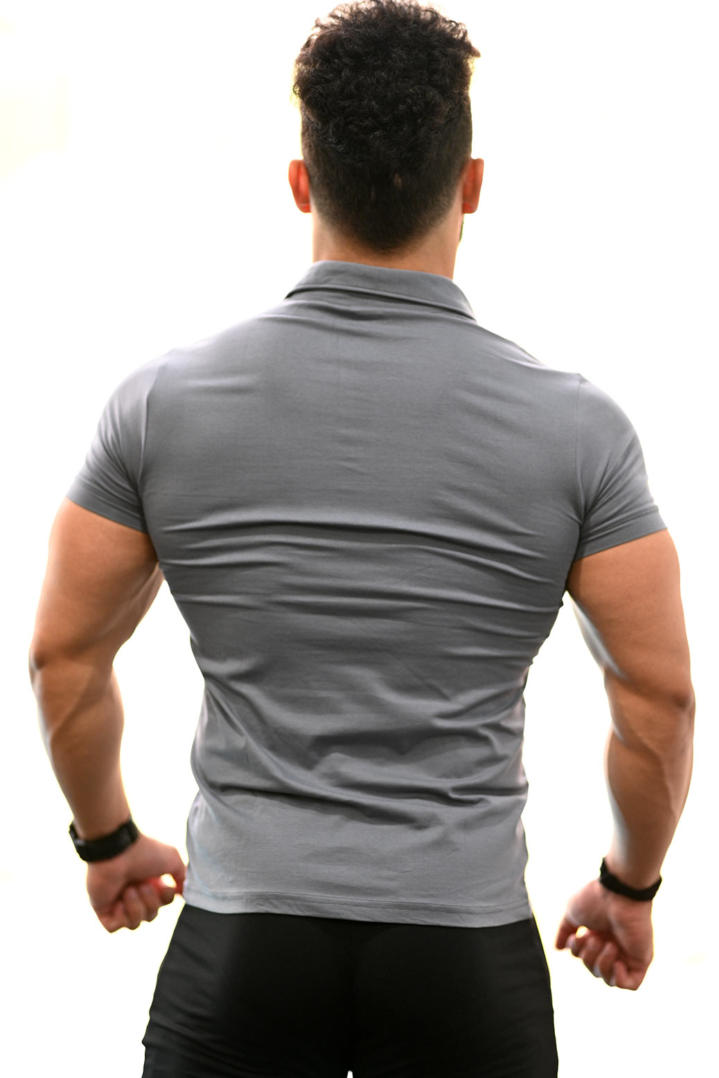 Polo T-shirt Grey