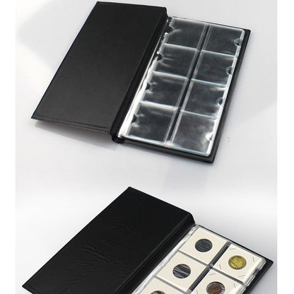 80 Cardboard Coin Holder Album with 10 pages