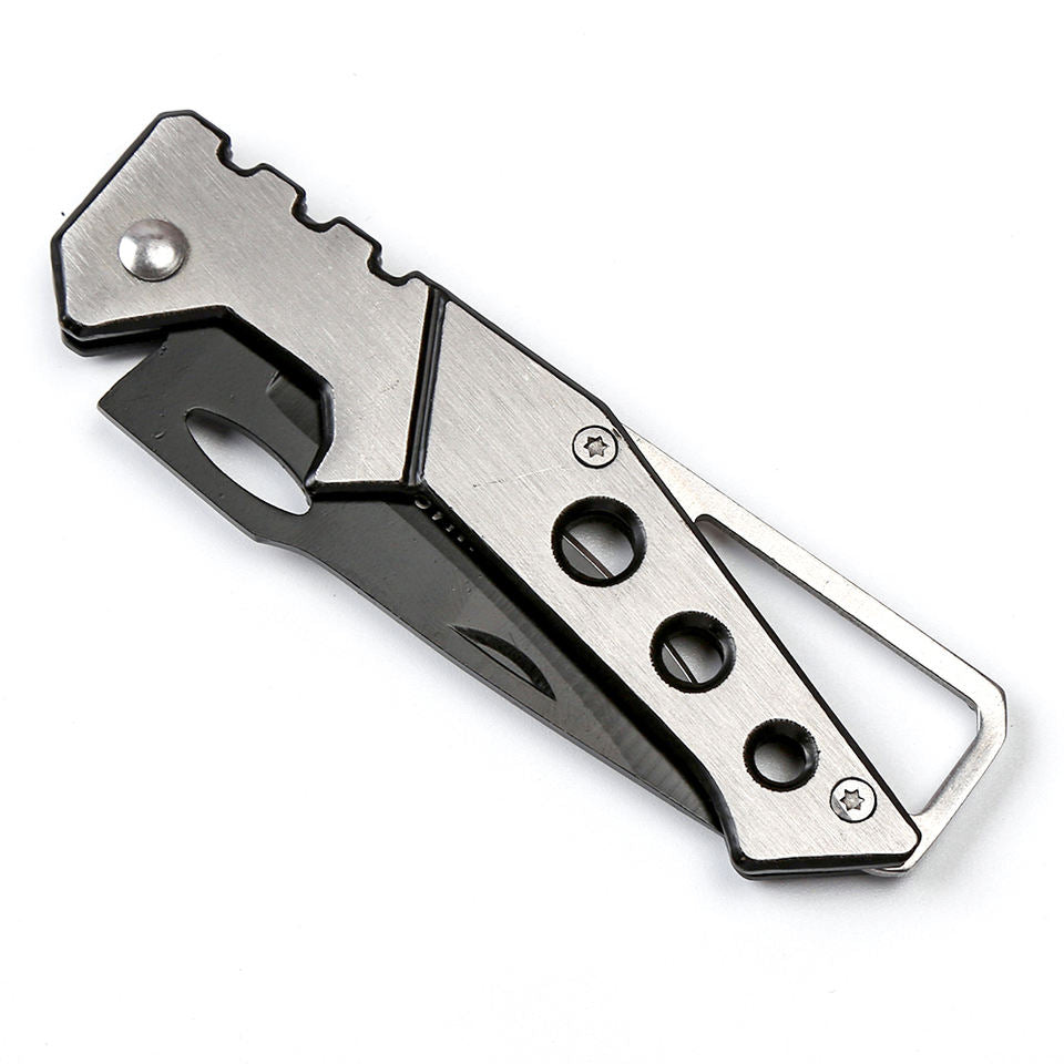 Bulk Pack of 12 - Pocket Knife Stainless Steel Handle