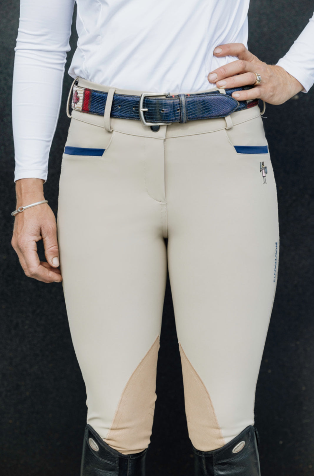 DW Endura Basic-B SUEDE Knee Grip Breech