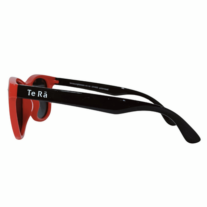 Wai Classic Red+Black — Retro Kids Sunglasses Ages 5+