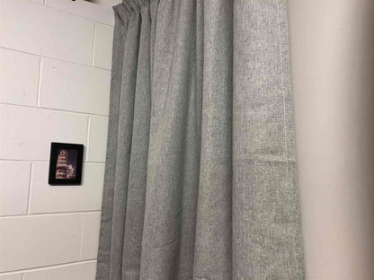 100% Blockout Grey Readymade Curtain drapes – 8 sizes