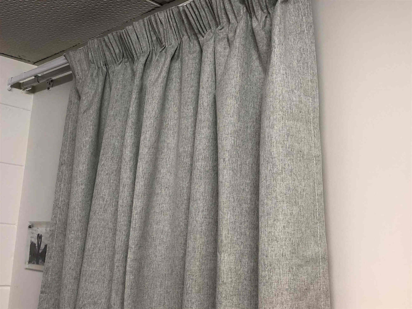 100% Blockout Grey Readymade Curtain drapes – 8 sizes