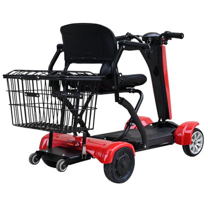 Auto-Folding 4-Wheel Electric Mobility Scooter – Compact & Portable