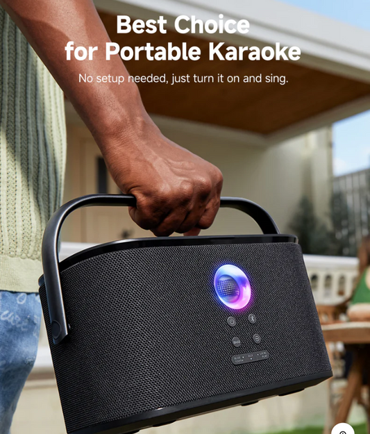 Ikarao S2 Karaoke Machine System With 8″ Touch Screen Wireless Mic