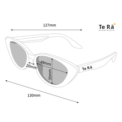 Māhanga Flamingo Pink — Cat-Eye Kids Sunglasses NZ Ages 4+