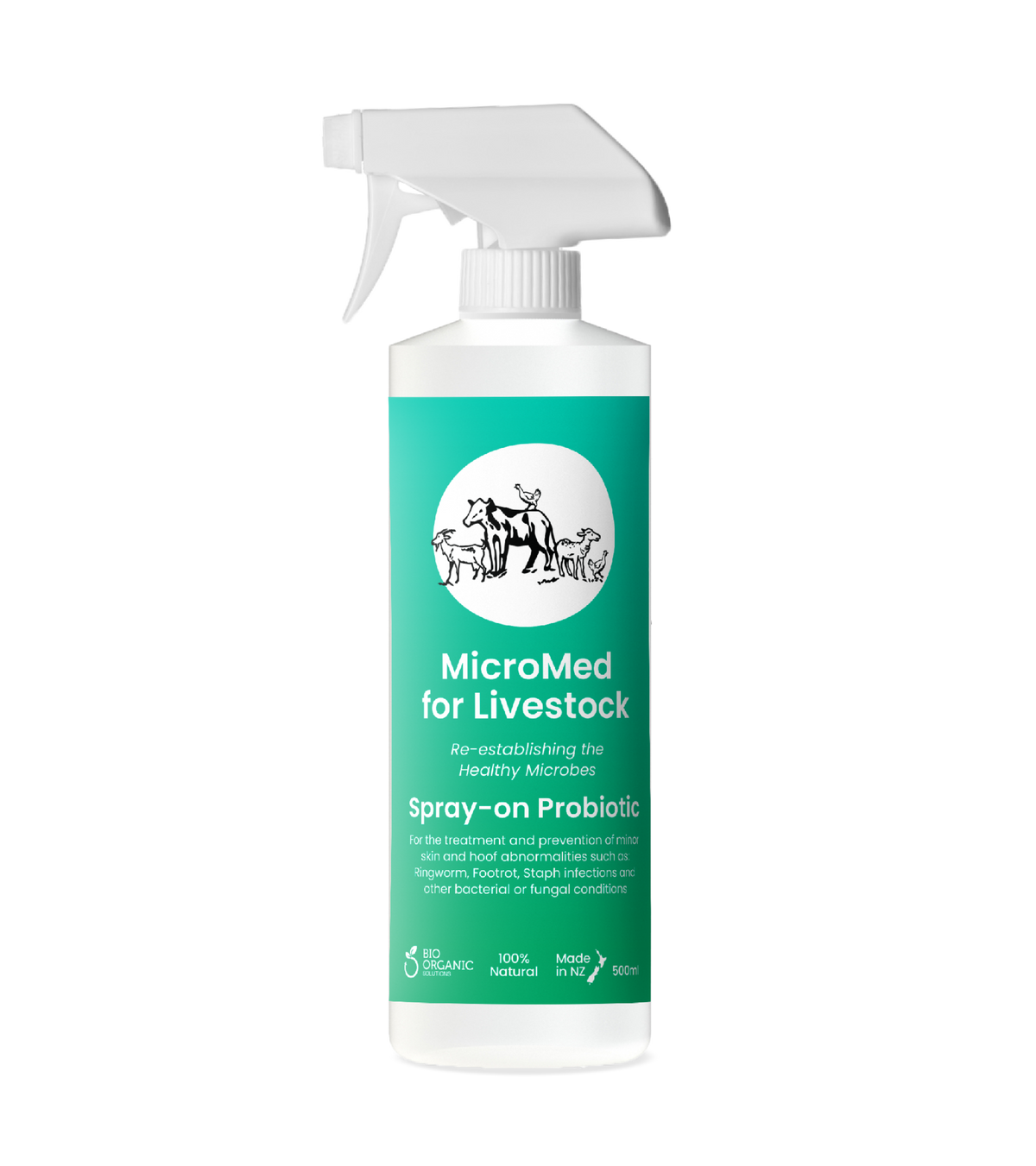 MicroMed for Livestock Acute Care – 4 x 500ml Bundle