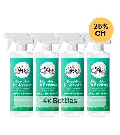 MicroMed for Livestock Acute Care – 4 x 500ml Bundle