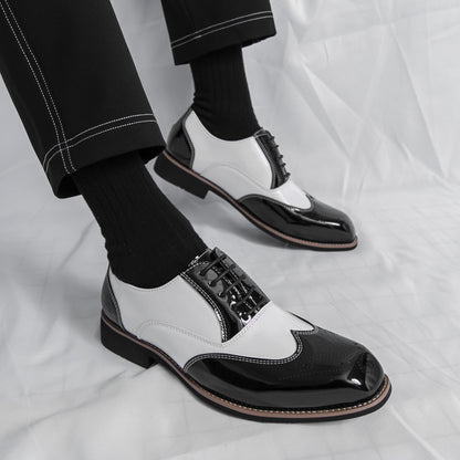 Brogue -Matching Trendy Men’s Leather Shoes