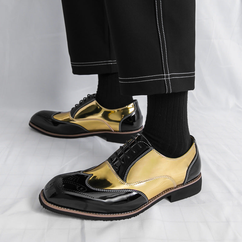 Brogue -Matching Trendy Men’s Leather Shoes