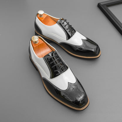 Brogue -Matching Trendy Men’s Leather Shoes