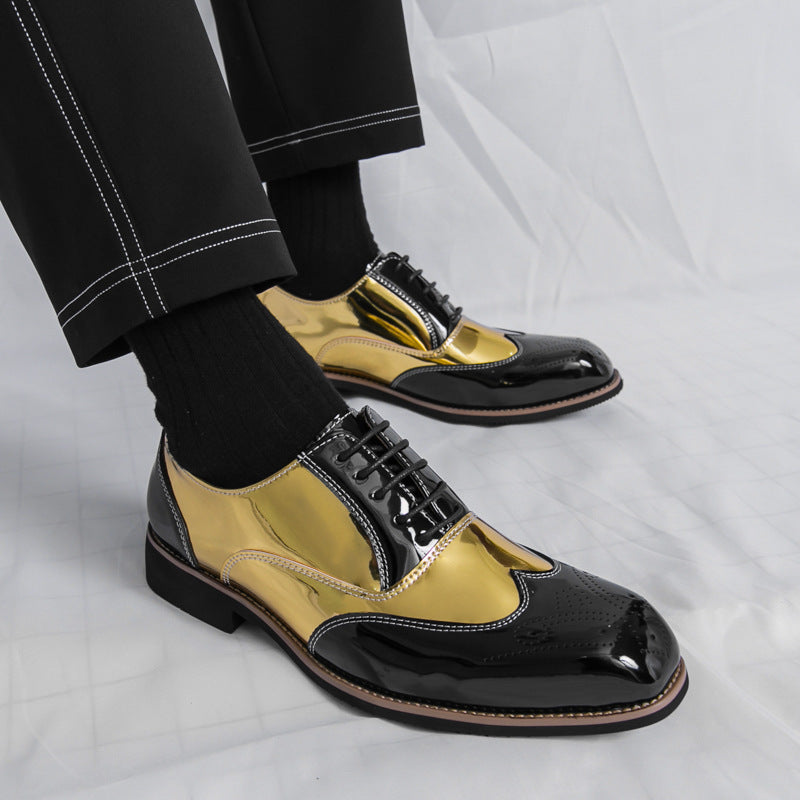 Brogue -Matching Trendy Men’s Leather Shoes