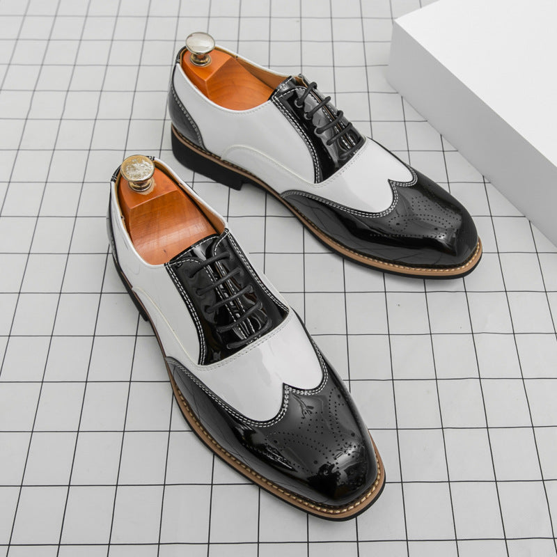 Brogue -Matching Trendy Men’s Leather Shoes
