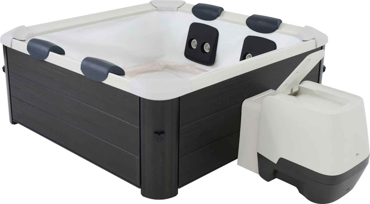 M Spa Oslo Plus 1.8m square, Air Jet massage, filtration system, APP