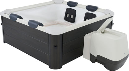 M Spa Oslo Plus 1.8m square, Air Jet massage, filtration system, APP