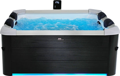 M Spa Oslo Plus 1.8m square, Air Jet massage, filtration system, APP