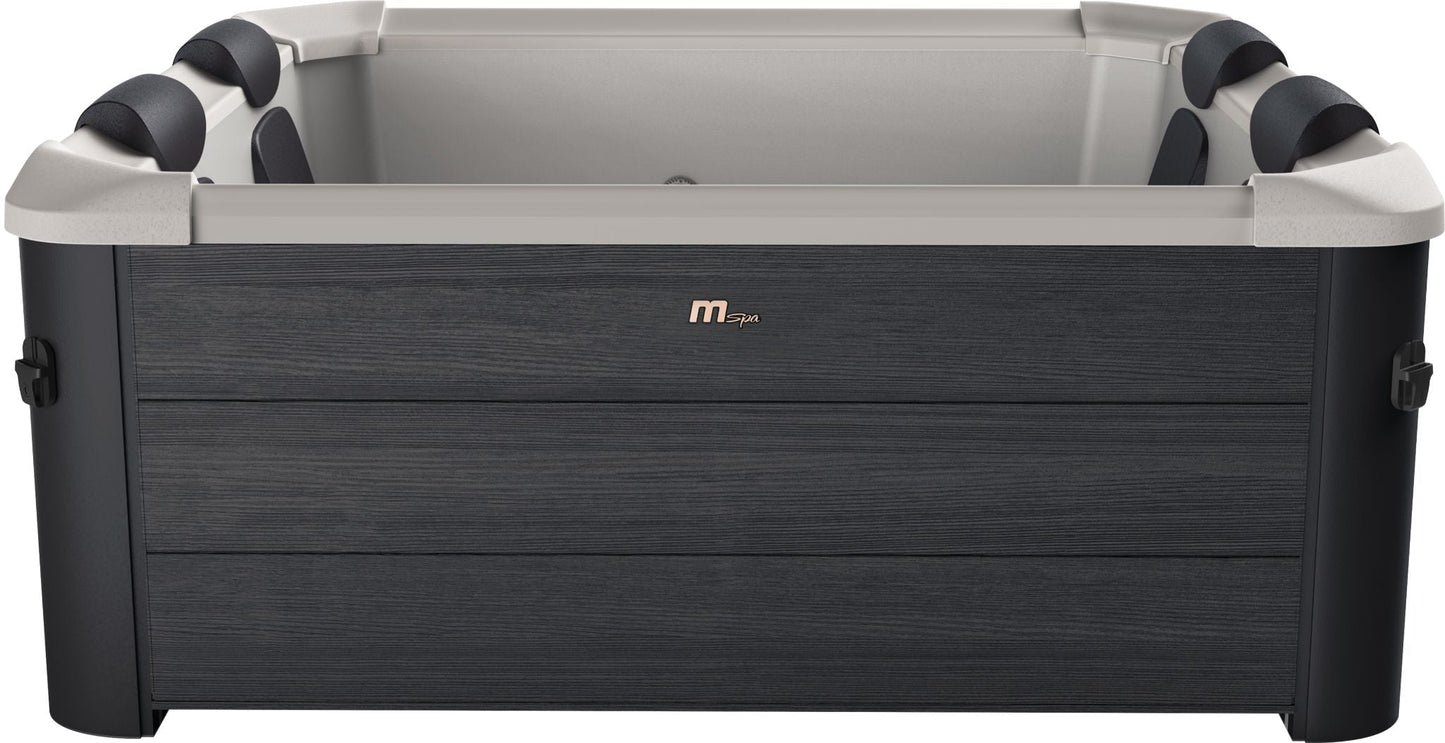 M Spa Oslo Plus 1.8m square, Air Jet massage, filtration system, APP