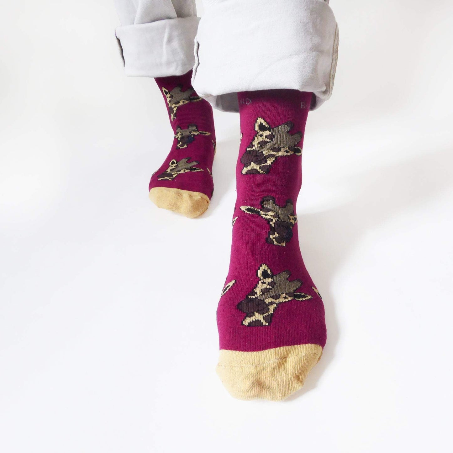 Save the Giraffes Bamboo Socks