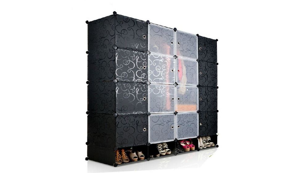 Wardrobe organiser storage with shoes cabinet Y1