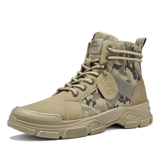 Ankle Boots for Men Summer Outdoor Platform Men Boots