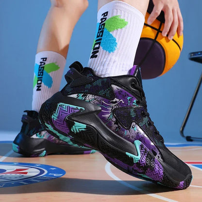 Basketball Shoes Breathable Confortable Sports Shoes Training Athletic Basketball Sneakers Men Zapatos De Mujer Tendencia 2025