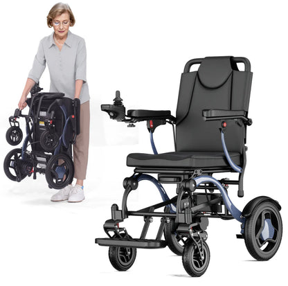 Ultra Light Folding Electric Wheelchair MK9005 Grey