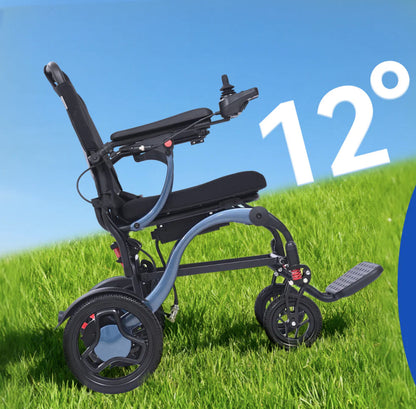 Ultra Light Folding Electric Wheelchair MK9005 Grey