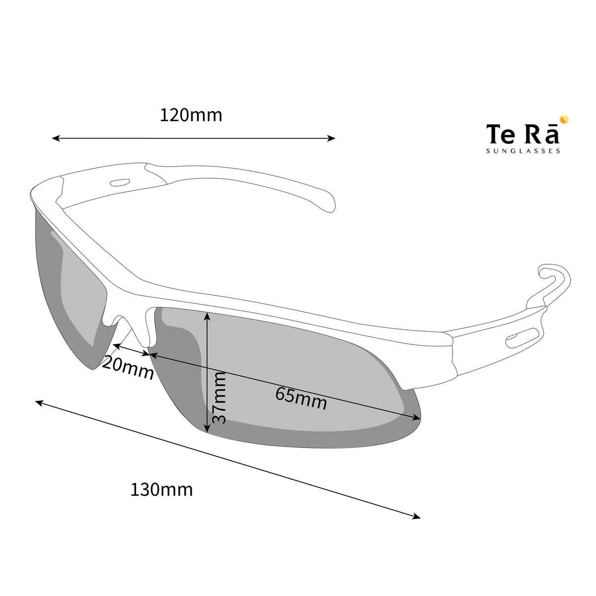 Tākaro Black+Red — Kids Sports Sunglasses NZ Ages 6+