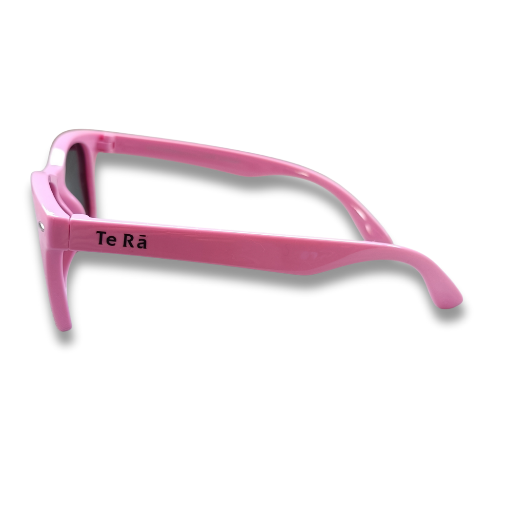 Wai Flamingo Pink — Retro Pink Sunglasses for Kids Ages 5+