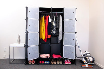 Wardrobe organiser storage with shoes cabinet Y1