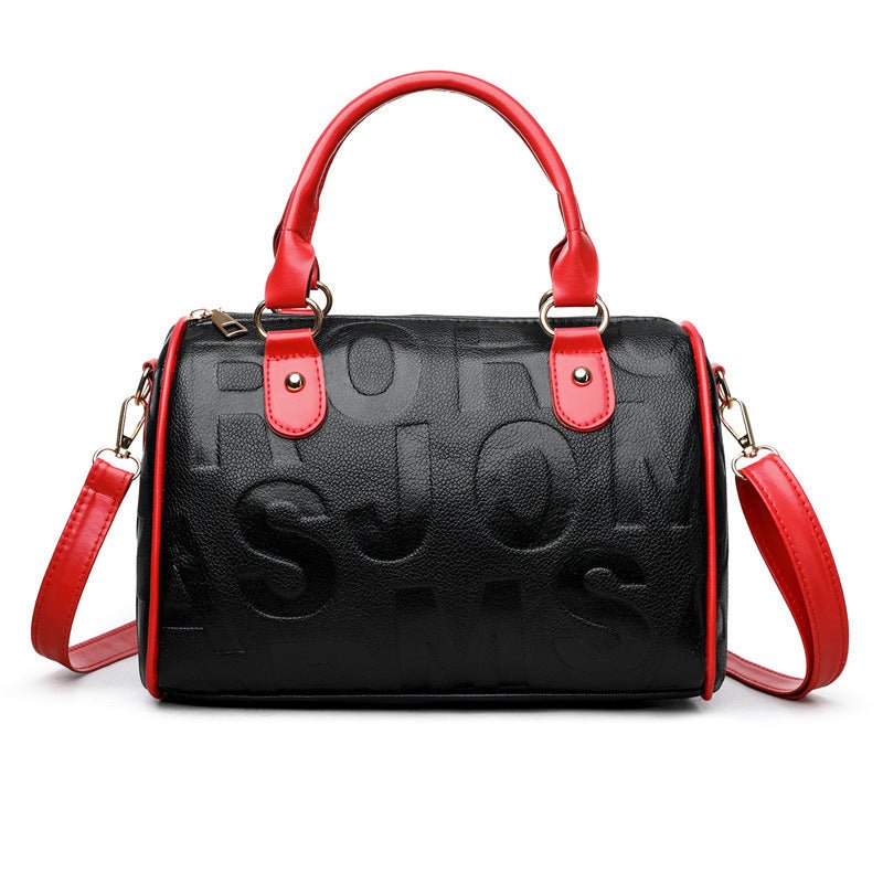 Authentic Leather Tactile Feel Large - capacity Crossbody Bag - SMARTMARTNZ