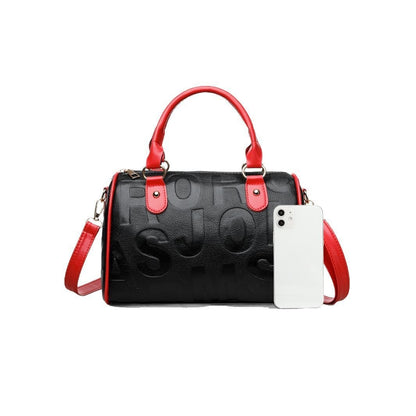 Authentic Leather Tactile Feel Large - capacity Crossbody Bag - SMARTMARTNZ